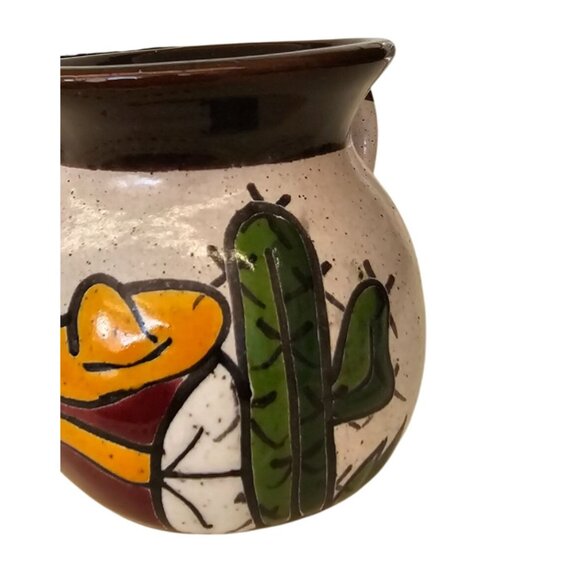 Hand-Painted Tijuana Ceramic Mug With Handle - Picture 3 of 8